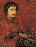 Charles W. Bartlett Study in Red painting